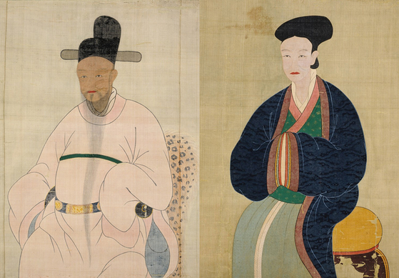 고려 말 조반 부부의 초상화. 조반이 염흥방과 토지 문제로 다툰 것이 계기가 되어 이인임 일파가 몰락했다. [사진 국립중앙박물관]