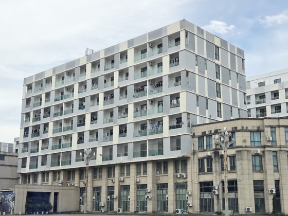  캄보디아 시아누크빌에 위치한 범죄단지로 추정되는 건물. 연합뉴스