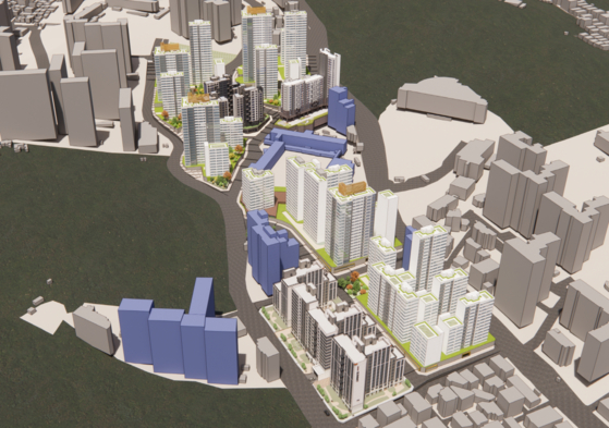 서울 동작구 사당동 202-29번지 일대엔 모아주택 8개소에 1725세대를 공급한다. [사진 서울시]