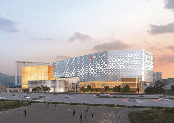 광주종합버스터미널 부지에 지어질 신세계 아트 앤 컬처 파크 조감도. 사진 신세계백화점
