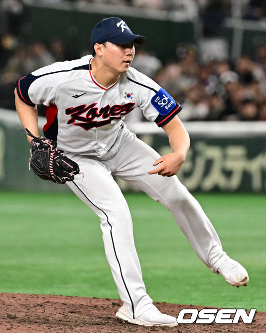 [OSEN=조은정 기자] 한국 야구 대표팀 배찬승. 2025.11.16 /cej@osen.co.kr