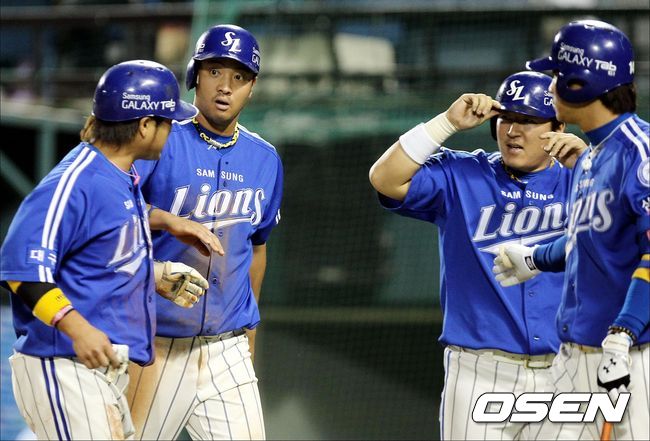 2011년 박석민, 채태인, 최형우 / 삼성 라이온즈 제공