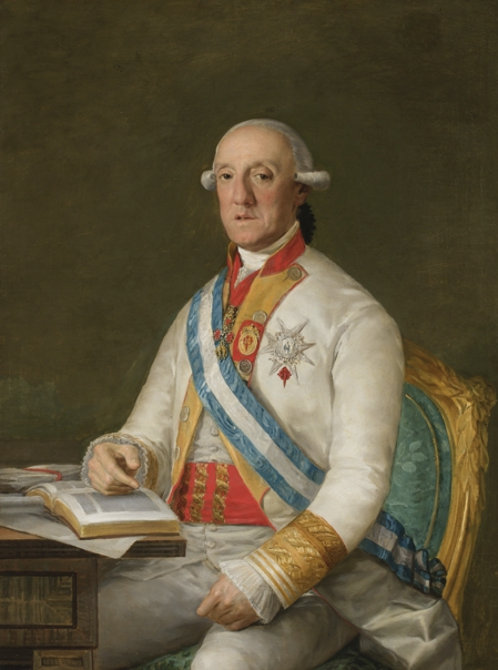 프란시스코 데 고야가 그린 ‘라로카 공작 비센테 마리아 데 베라 데 아라곤의 초상’은 살짝 벌린 그의 입이 독특한 점으로 평가받는다.