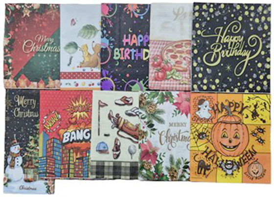 연말 장식용 냅킨. 사진 서울시