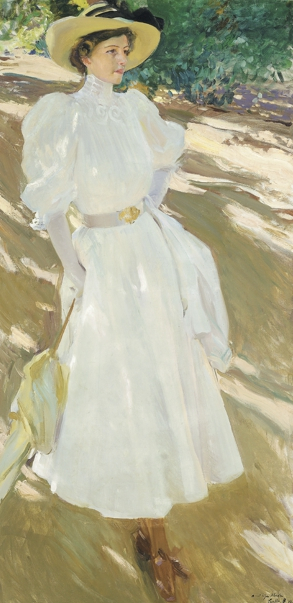 스페인·미국 회화에 큰 영향을 준 호아킨 소로야가 결핵에서 회복 중인 자신의 딸을 그린 ‘라 그랑하의 마리아’.