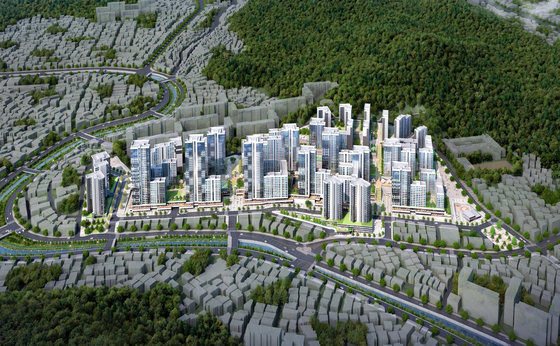 신림 5구역 재건축 조감도.  자료: 서울시 