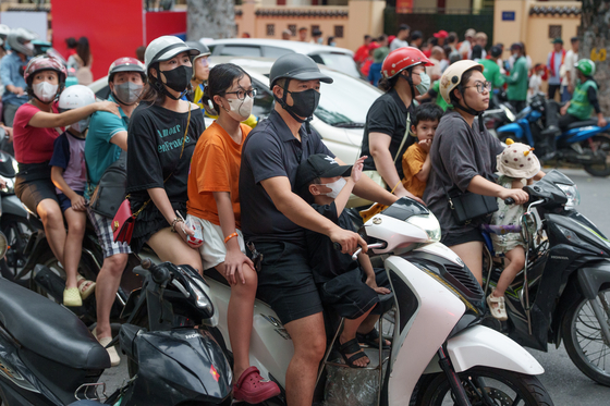 베트남 하노이 시내 풍경. AP=연합뉴스