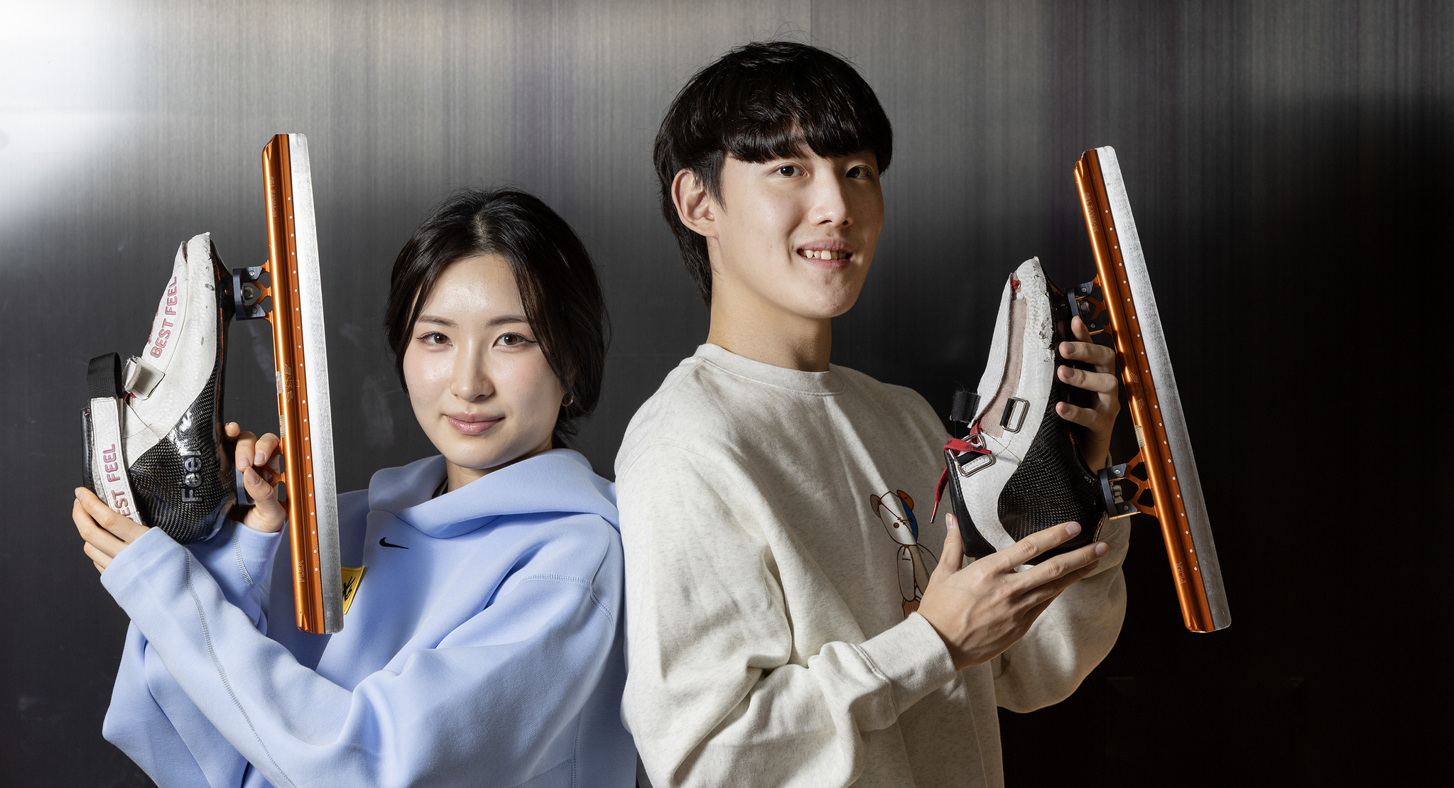 한국을 동계스포츠 강국으로 이끈 쇼트트랙은 내년 2월 밀라노-코르티나담페초 동계올림픽에서도 한국 선수단의 가장 확실한 메달 후보 종목이다. 한국 쇼트트랙 대표팀 남녀 에이스 김길리(왼쪽)와 임종언이 밀라노에서 메달 사냥에 앞장선다. 전민규 기자