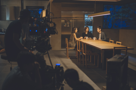 영화 '기생충'을 촬영한 전주영화종합촬영소 내부 세트 모습. 사진 전주영상위원회