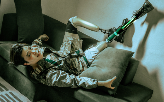 패션모델 활동을 시작한 김세진씨. 사진 김씨