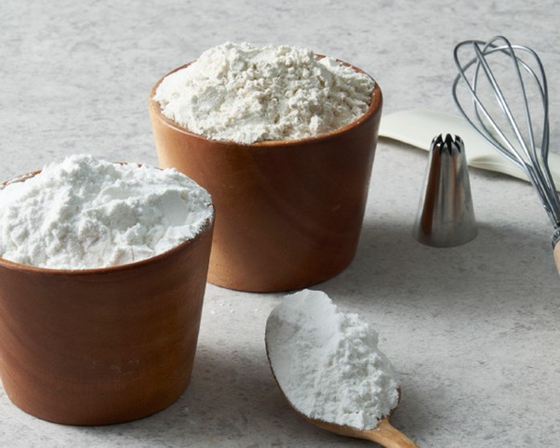 가루쌀은 물에 불리지 않고 바로 제분할 수 있는 국내 개발 분질미로, 베이킹에 부담 없이 활용할 수 있는 것이 특징이다. 사진 aT .