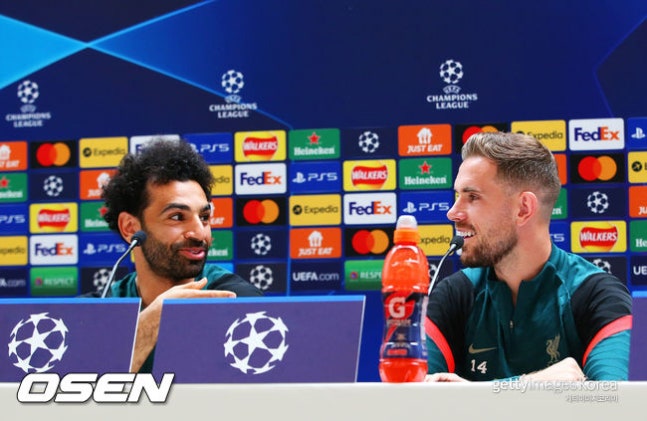 [사진] 살라와 조던 헨더슨 ⓒGettyimages(무단전재 및 재배포 금지)