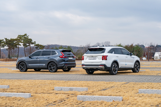혼다 CR-V(왼쪽)와 기아 쏘렌토 