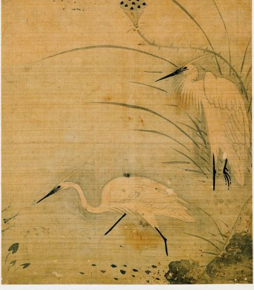 경기도박물관(용인시 기흥구)은 광복 80주년 특별전 3부작 중 마지막으로 ‘오세창: 무궁화의 땅에서’를 내년 3월 8일까지 연다. 사진은 오세창이 다양한 고서화를 화첩 형태로 정리한 '근역화휘' 중 신사임당이 그린 '백로도', 16세기, 서울대학교박물관 소장. 사진 경기도박물관