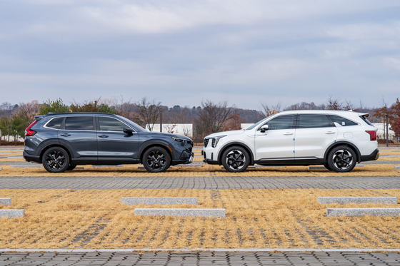 혼다 CR-V(왼쪽)와 기아 쏘렌토 