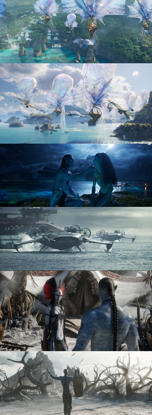 컨셉 아트를 기반으로 탄생된 실제 영화 속 장면들