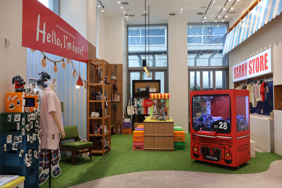 지난 7월 명동 헤지스 플래그십 스토어 '스페이스H'에서 열린 '헤지스 26SS 글로벌 수주회'. 사진 LF 