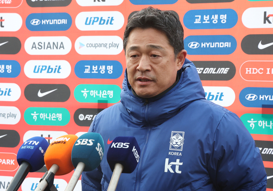 아시아컵 대비 담금질에 나선 이민성 감독. 뉴스1
