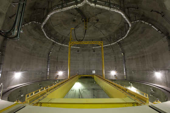 1단계 동굴처분시설 사일로. 한국원자력환경공단