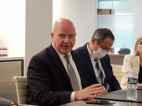 허버트 R 맥매스터 전 미국 백악관 국가안보보좌관. 중앙포토