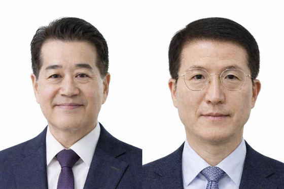 18일 '관악이 배출한 서울공대 혁신 동문 50인'에 선정된 장인화 포스코홀딩스 회장(왼쪽)과 오세철 삼성물산 건설부문 대표이사 사장. [사진 서울대]