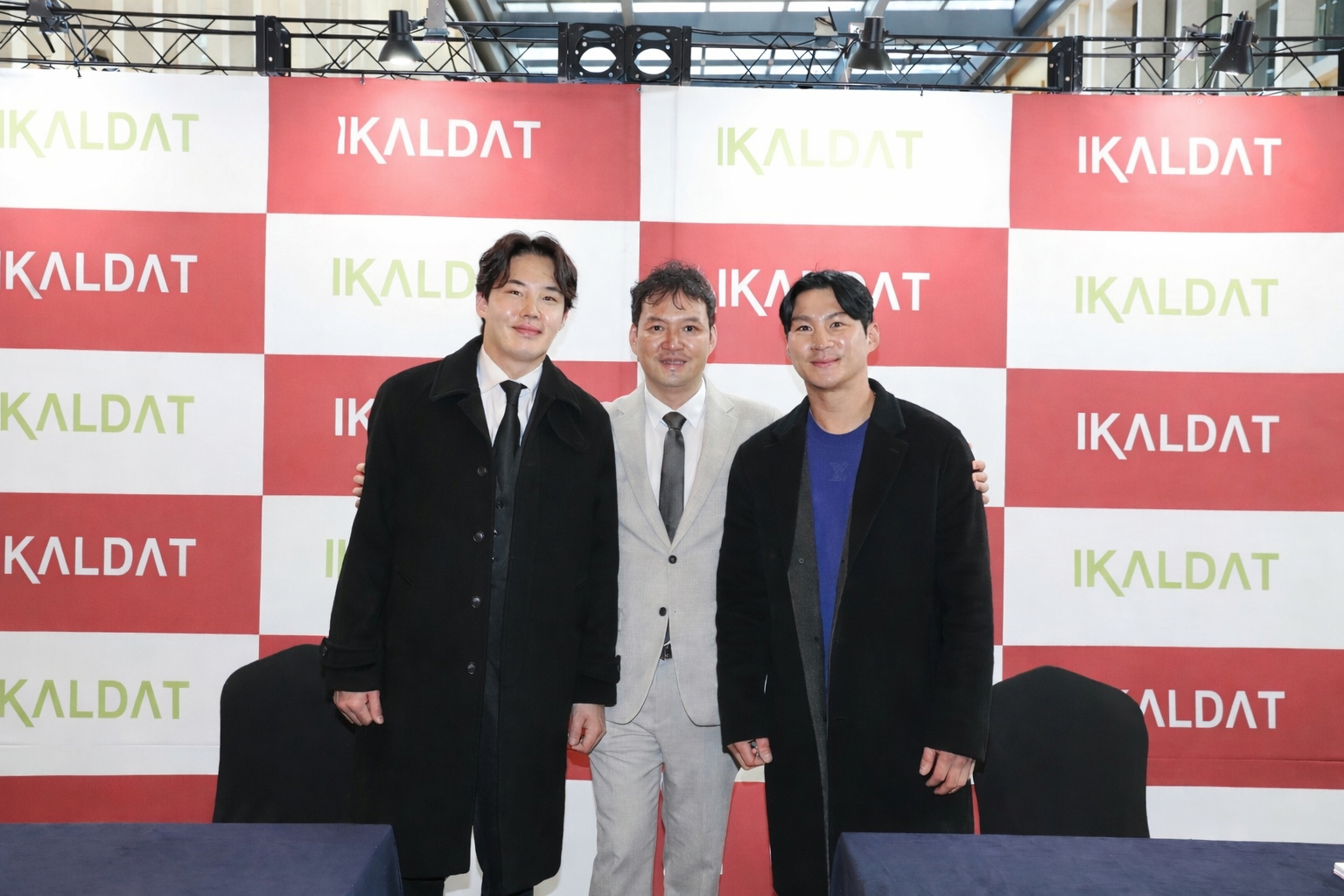 대한레이저피부모발학회 박민수 회장, LG트윈스 임찬규, 오지환 선수