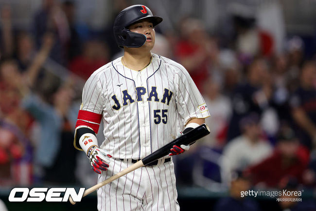 [사진] 일본 거포 무라카미. ⓒGettyimages(무단전재 및 재배포 금지)