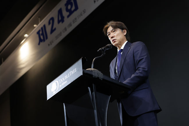 [사진] 홍명보 감독 / 홍명보장학재단