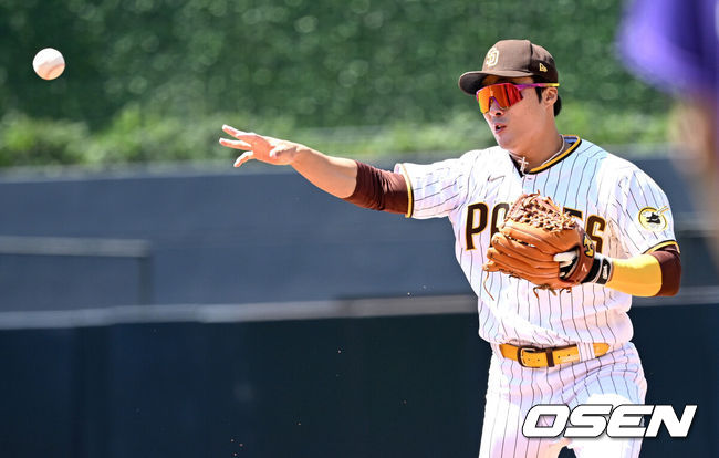 샌디에이고 시절 김하성 / OSEN DB