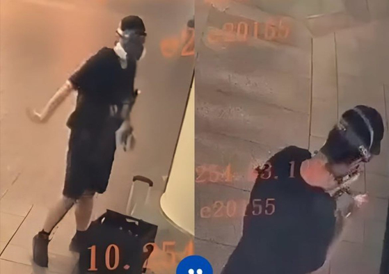 타이베이 흉기난동 사건 범인. 엑스 캡처