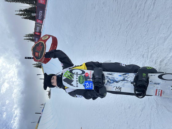 2주 연속 월드컵 정상에 오른 최가온. 사진 올댓스포츠