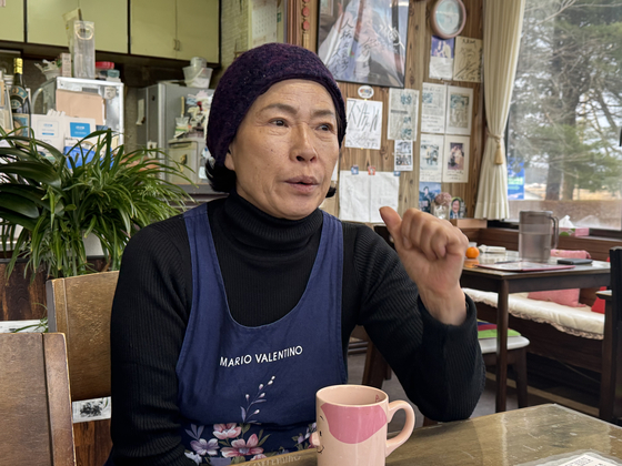 88올림픽 이듬해인 1989년 야마가타현 도자와무라로 시집온 '한국 며느리' 오오토모순호씨. '일한광장'이란 이름의 한국 음식점을 운영하며 '한국 며느리 손맛'을 알리고 있다. 김현예 특파원