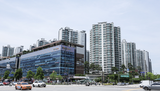 서울 송파구 잠실동의 대장 아파트 중 하나인 잠실엘스 전경. 김경록 기자