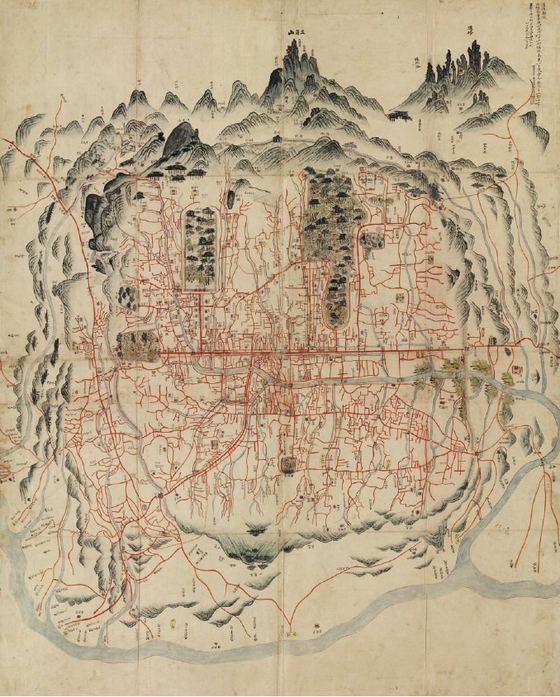 한양도성도, 18세기 후반. [사진 리움미술관]