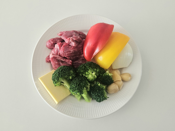 찹스테이크의 재료. 사진 신혜원 