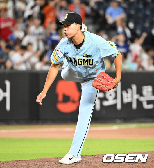 [OSEN=이대선 기자] 퓨처스올스타 상무 홍승원 2025.07.11 /sunday@osen.co.kr