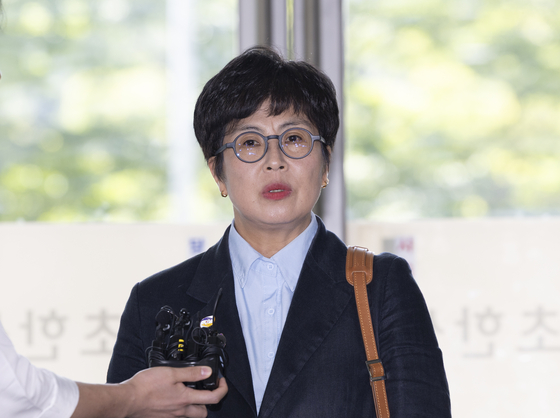 박진 전 국가인권위원회 사무총장이 지난 9월 2일 서울 서초구 순직해병 특검 사무실에 참고인 조사를 받기 위해 출석하고 있다. 뉴시스