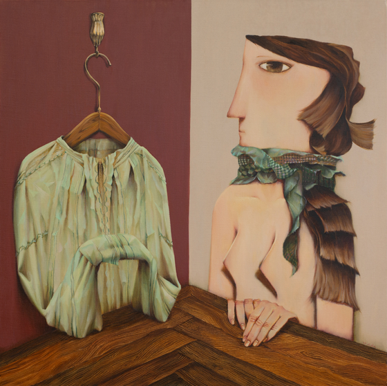 제주·일본 아오모리현 국제교류전 ‘바람과 숲의 대화’에 전시중인 안소희 작가의 'Dress me up'. 사진 제주도립미술관