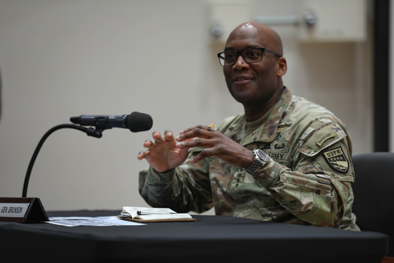 제이비어 브런슨 주한미군사령관 겸 한미연합군사령관. 사진 주한미군사령부