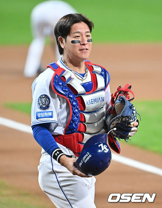 [OSEN=대구, 이석우 기자] 삼성 라이온즈 강민호 / foto0307@osen.co.kr