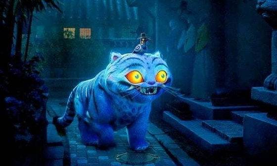 극 중 신스틸러로 활약한 더피 캐릭터는 민화 호작도에서 영감을 받았다. [사진 넷플릭스]