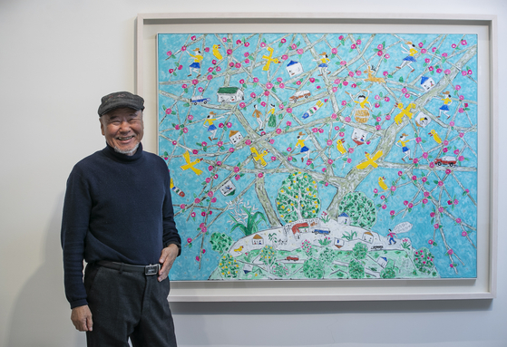 화가 이왈종. 권혁재 사진전문기자