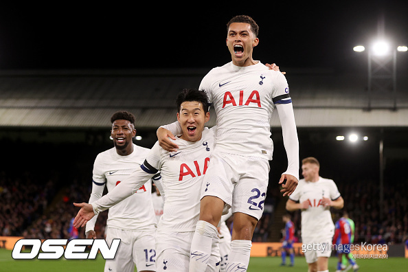 [사진] 손흥민과 브레넌 존슨 ⓒGettyimages(무단전재 및 재배포 금지)