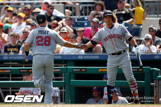 [사진] 샌프란시스코 자이언츠 시절 황재균 ⓒGettyimages(무단전재 및 재배포 금지)