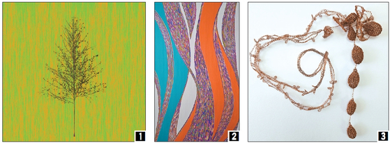 (1)양문선 ‘Spring’ (2)미쉘 오 ‘Agape Trace’ (3)이정미 ‘Necklace 2