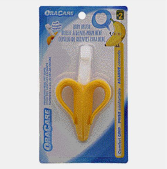 전국 달라라마(Dollarama)에서 판매된 유아용 칫솔 오라케어 베이비 브러시(Oracare Baby Brush). [캐나다 보건부 공식 홈페이지]