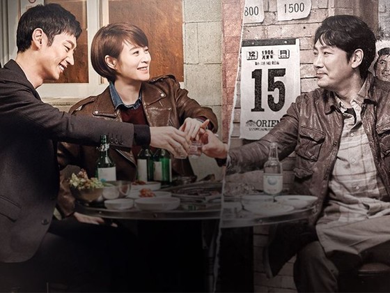 2016년 tvN에서 방영한 드라마 '시그널'. 김은희 작가가 집필했다. 왼쪽부터 이제훈, 김혜수, 조진웅이 형사로 출연한다. 사진 tvN