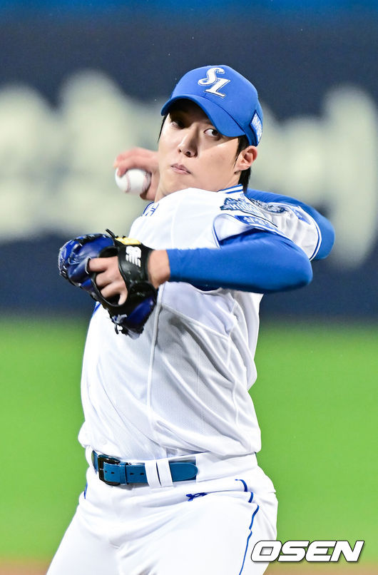 삼성 라이온즈 원태인. /OSEN DB