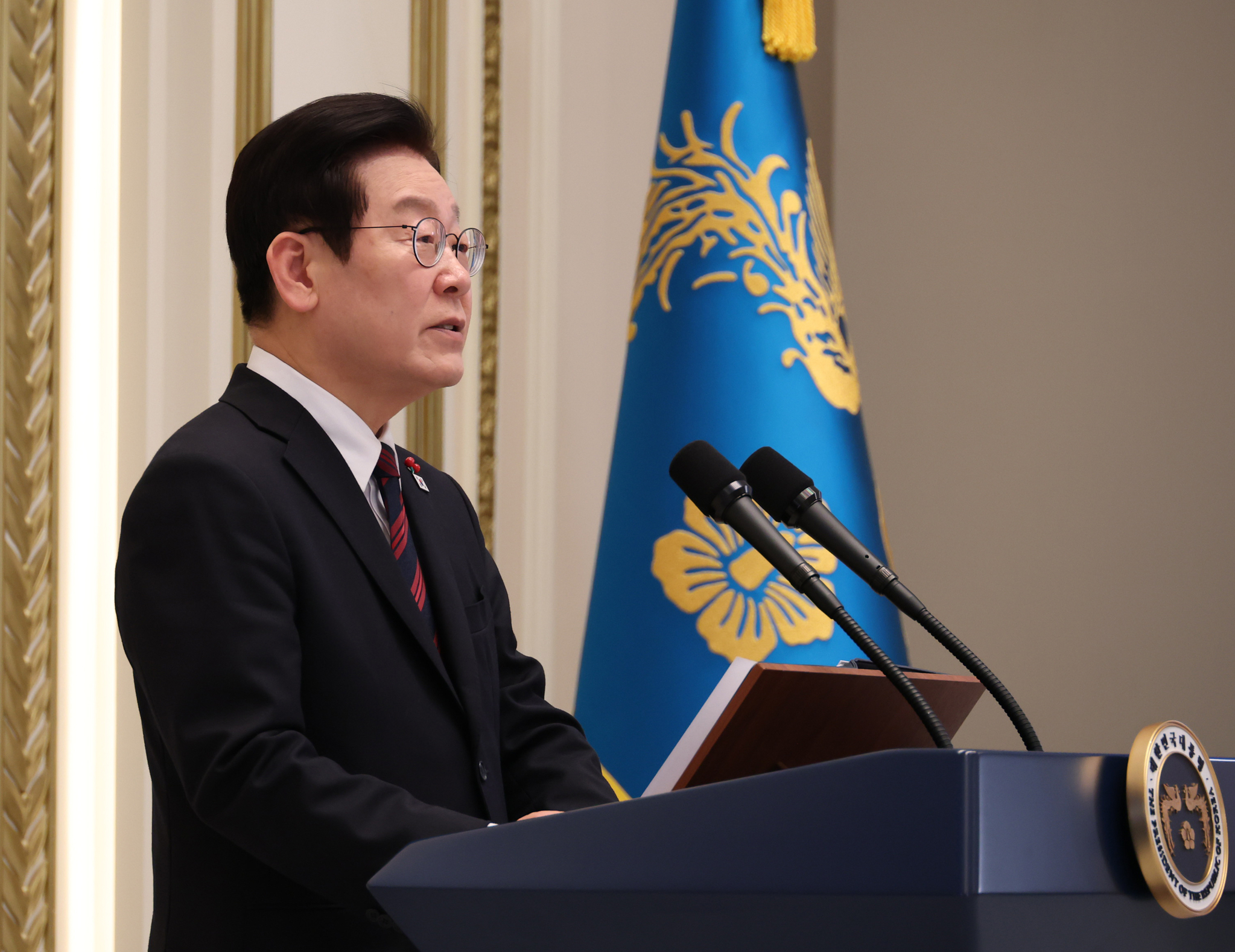 이재명 대통령. 청와대사진기자단