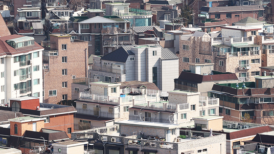 서울 은평구의 한 빌라촌 모습. 사진은 기사와 직접적인 관련 없음. 연합뉴스